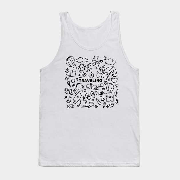 Traveling Tank Top by Logisstudio